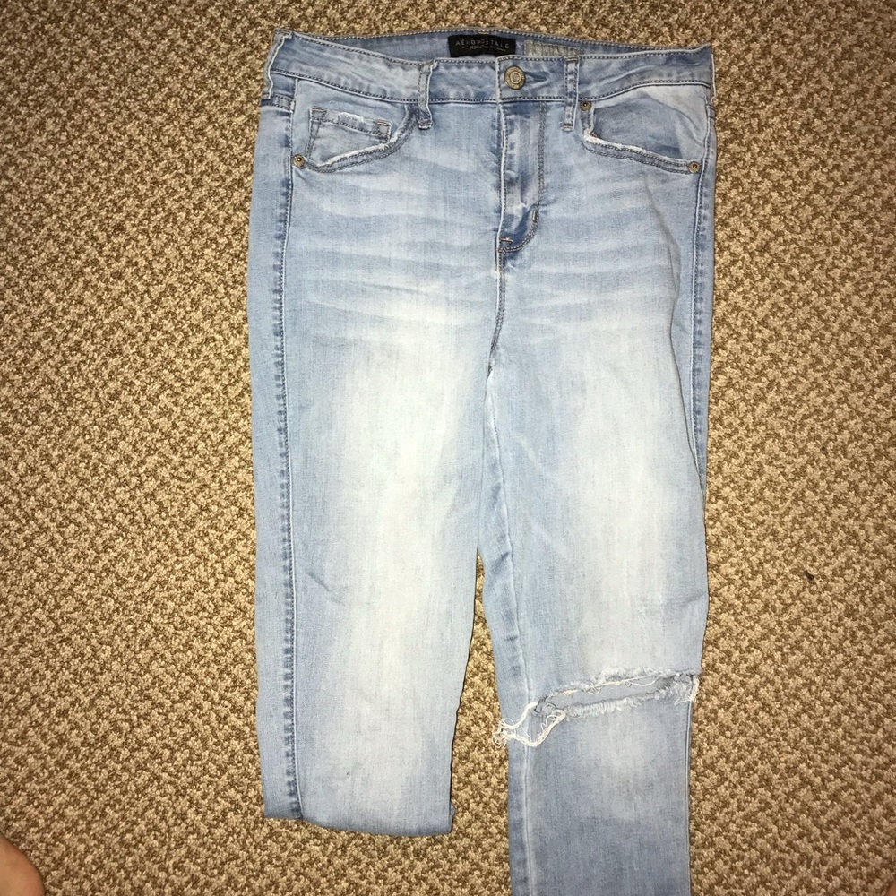 Aeropostale High Wasted Ankle Jeggings